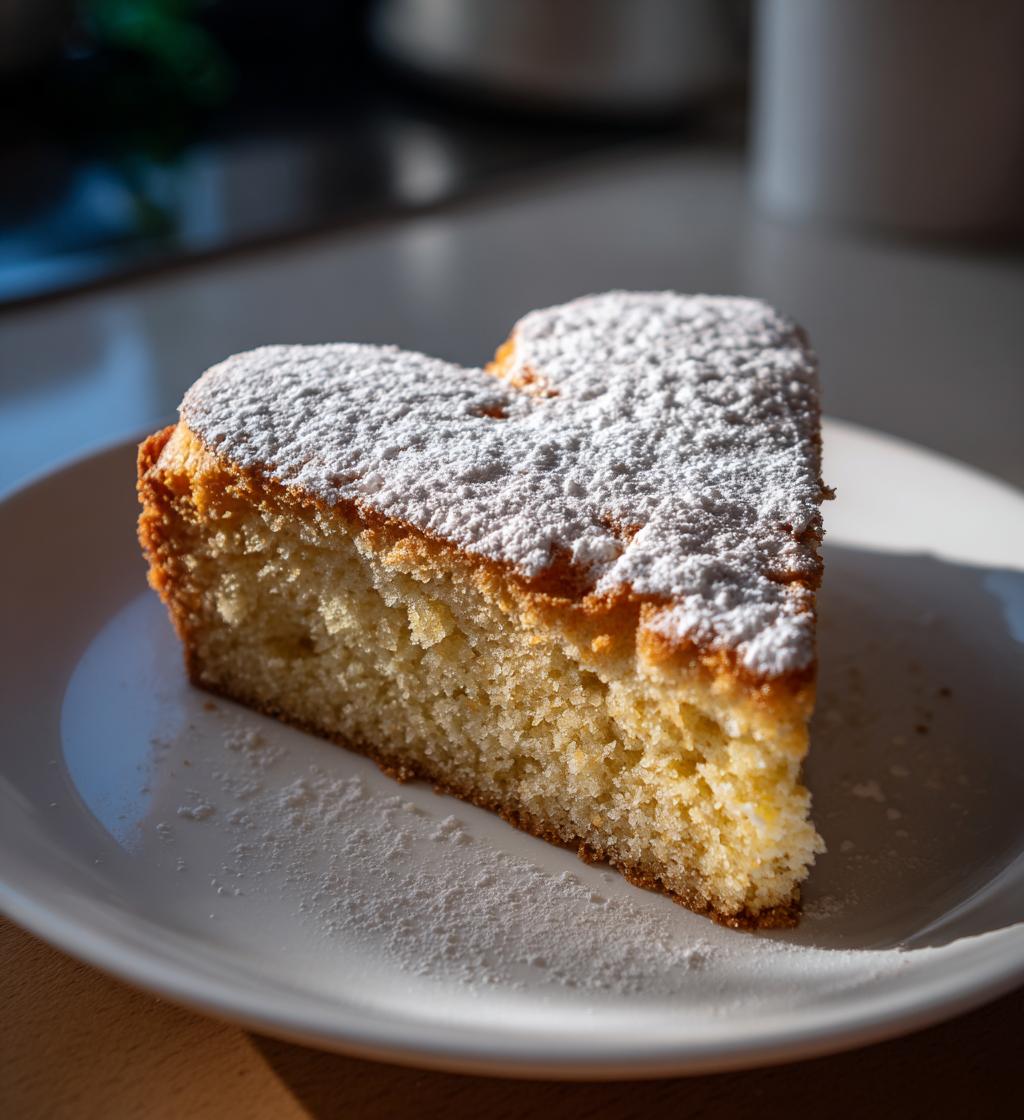heart shaped cake