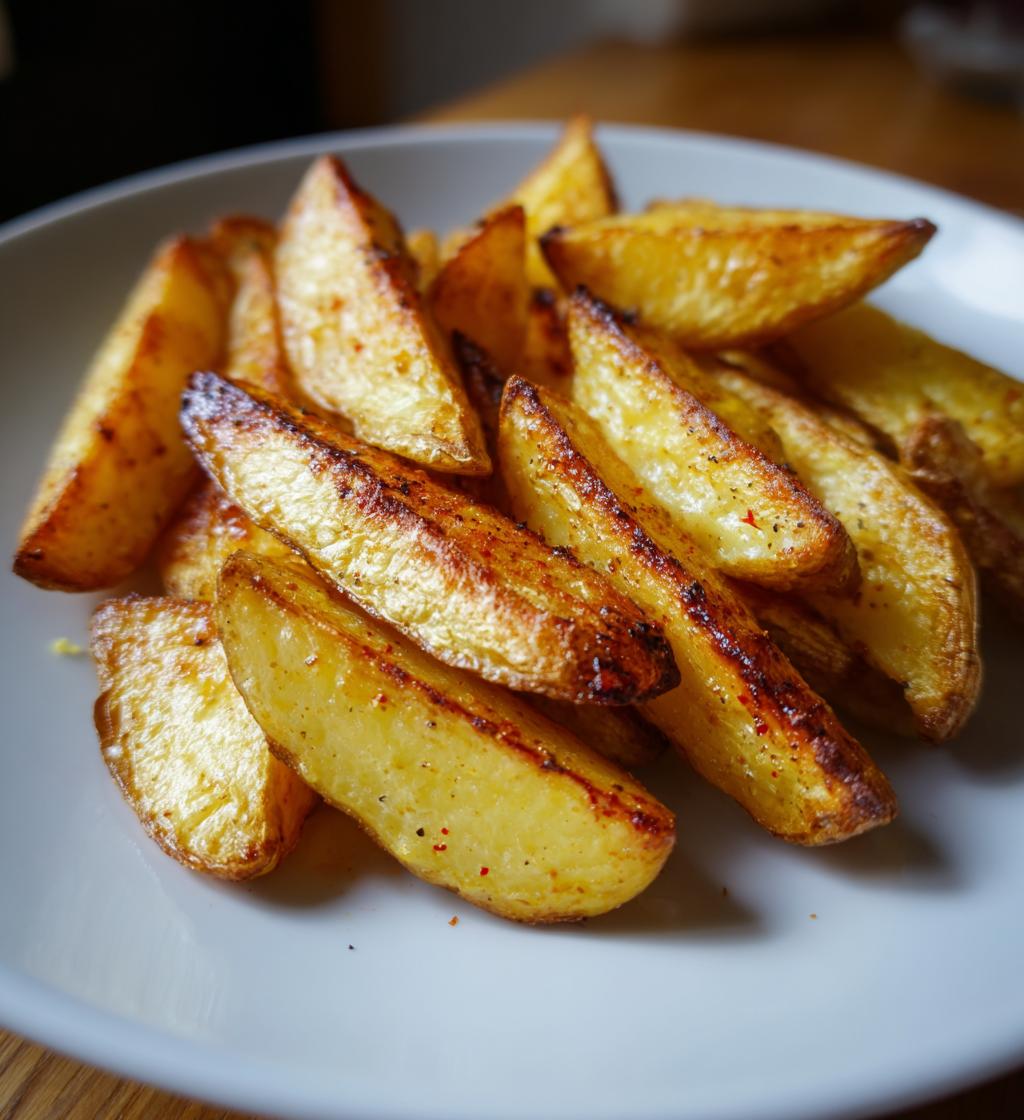 Gebackene Kartoffeln aus der Heißluftfritteuse