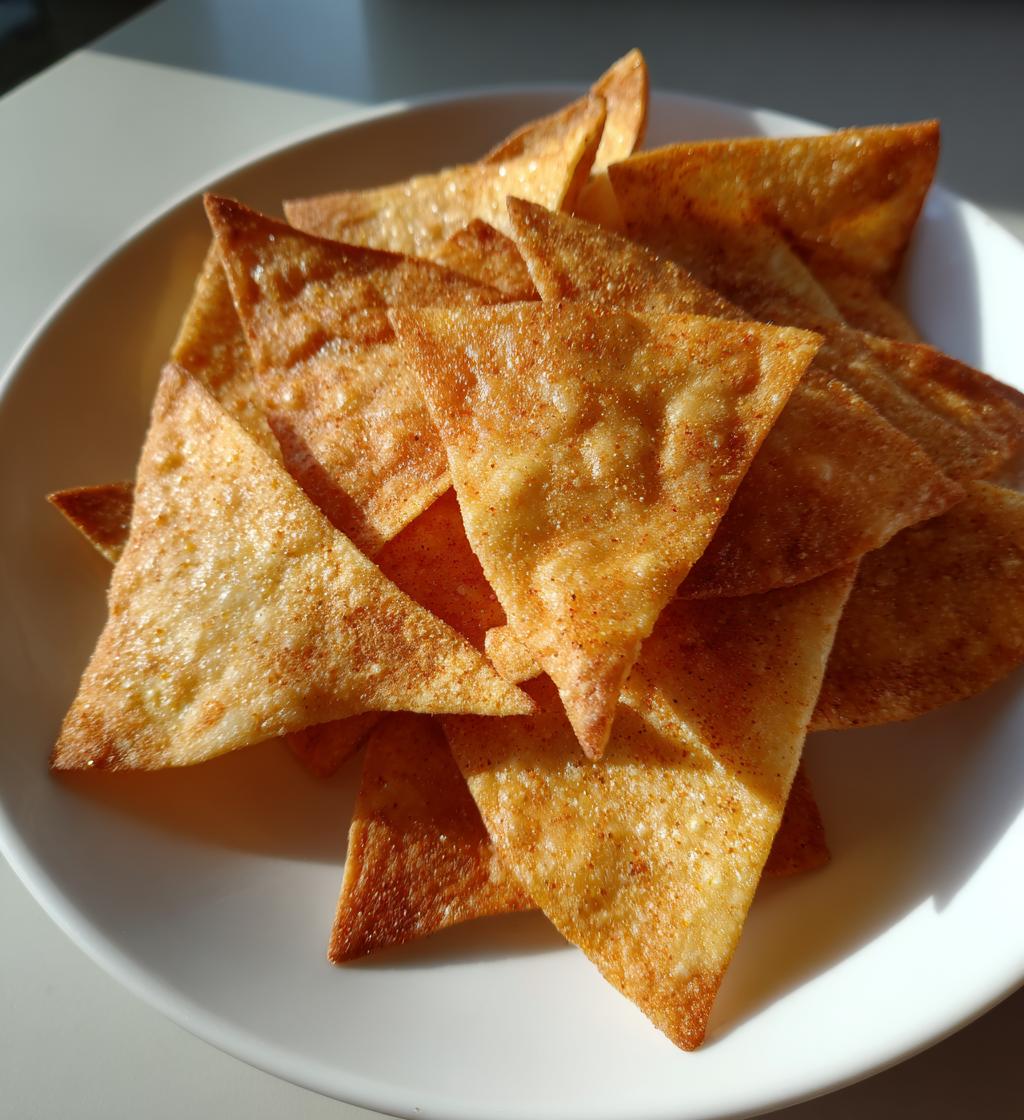 Tortilla Chips aus der Heißluftfritteuse