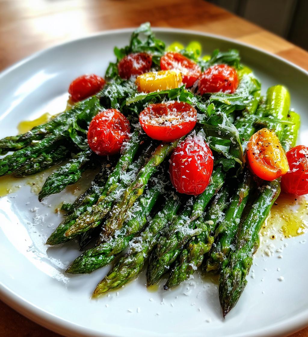 Leckerer grüner Spargel Salat in nur 15 Minuten